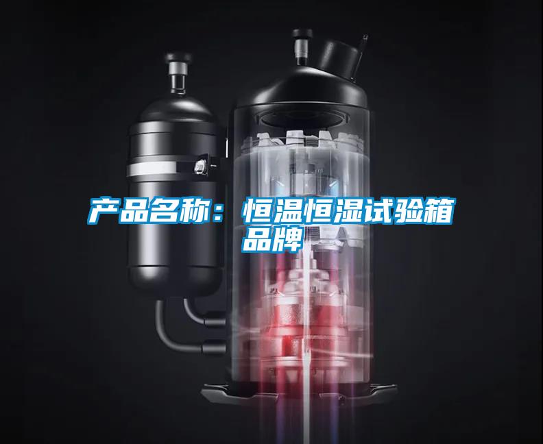 產(chǎn)品名稱：恒溫恒濕試驗(yàn)箱品牌