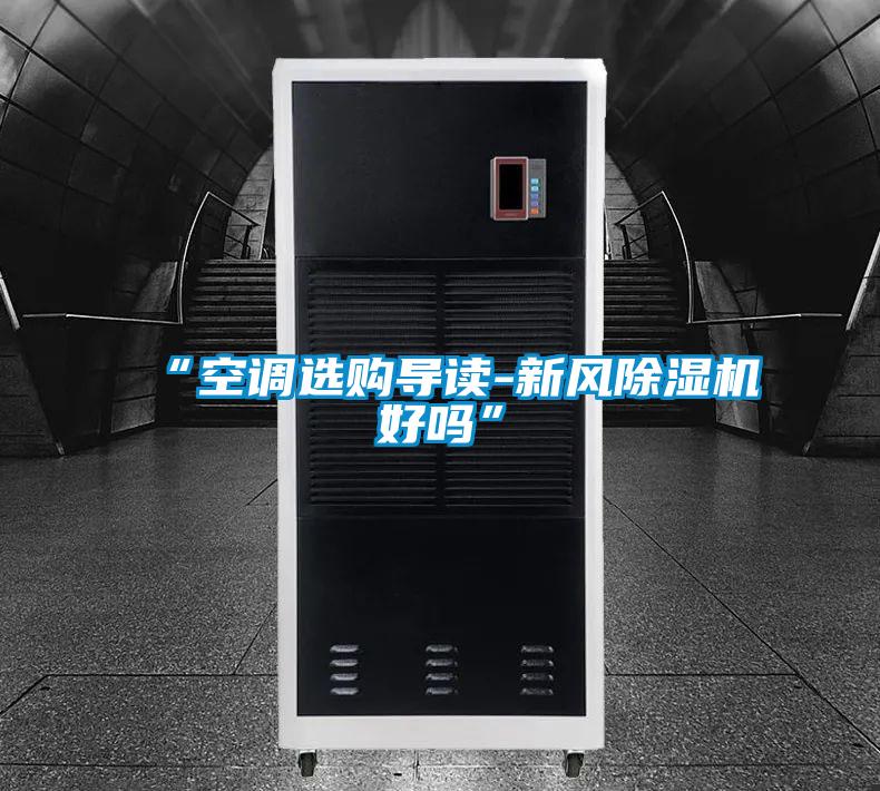 “空調(diào)選購導(dǎo)讀-新風(fēng)除濕機好嗎”