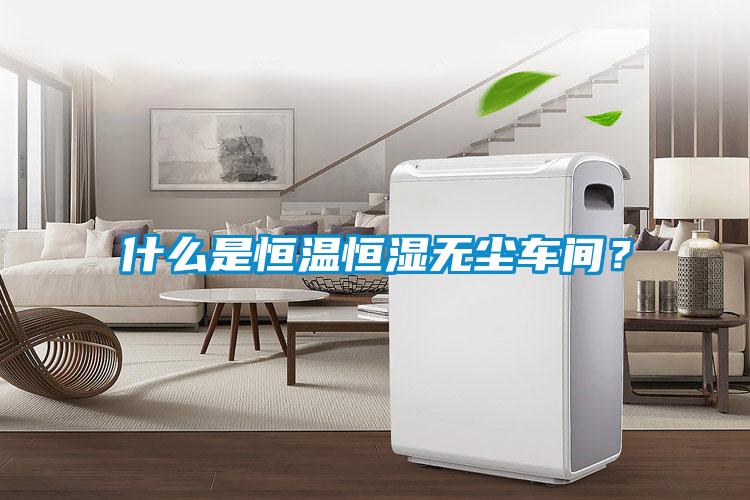 什么是恒溫恒濕無塵車間？