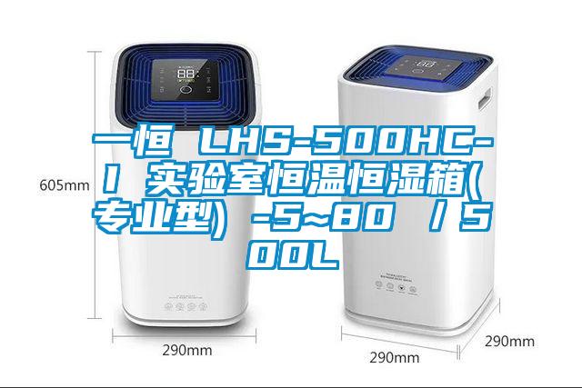 一恒 LHS-500HC-I 實驗室恒溫恒濕箱(專業(yè)型) -5~80℃／500L