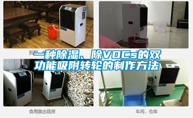 一種除濕、除VOCs的雙功能吸附轉(zhuǎn)輪的制作方法