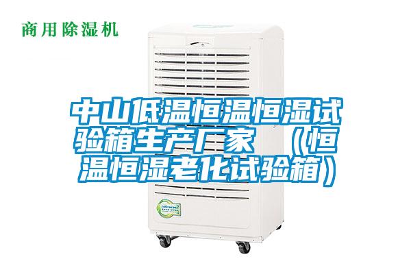中山低溫恒溫恒濕試驗箱生產(chǎn)廠家 （恒溫恒濕老化試驗箱）