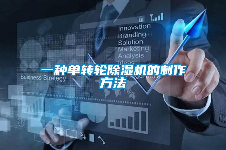 一種單轉(zhuǎn)輪除濕機(jī)的制作方法
