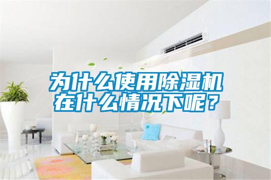 為什么使用除濕機(jī)在什么情況下呢？