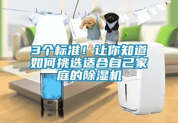 3個(gè)標(biāo)準(zhǔn)！讓你知道如何挑選適合自己家庭的除濕機(jī)