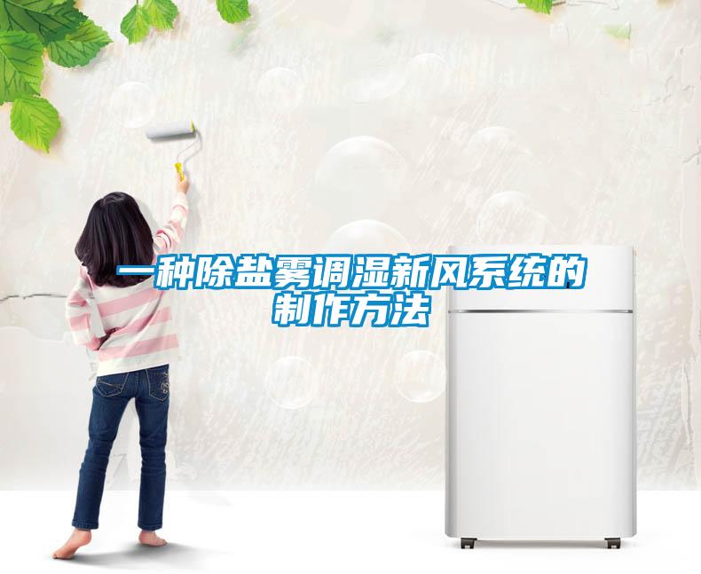 一種除鹽霧調(diào)濕新風系統(tǒng)的制作方法