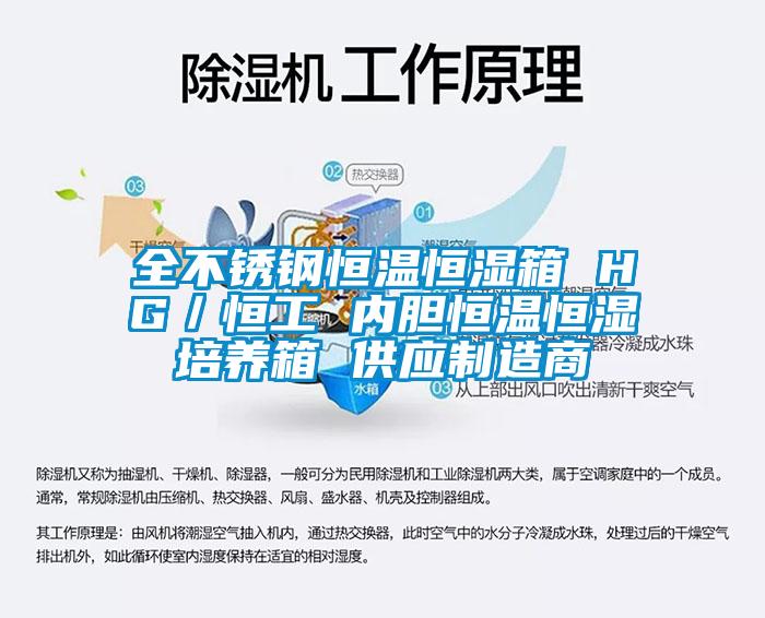 全不銹鋼恒溫恒濕箱 HG／恒工 內(nèi)膽恒溫恒濕培養(yǎng)箱 供應(yīng)制造商