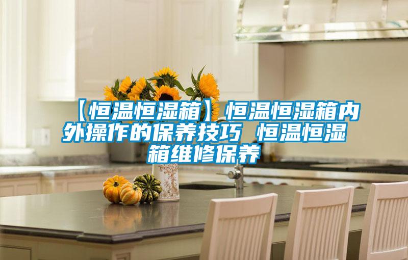 【恒溫恒濕箱】恒溫恒濕箱內外操作的保養(yǎng)技巧 恒溫恒濕箱維修保養(yǎng)