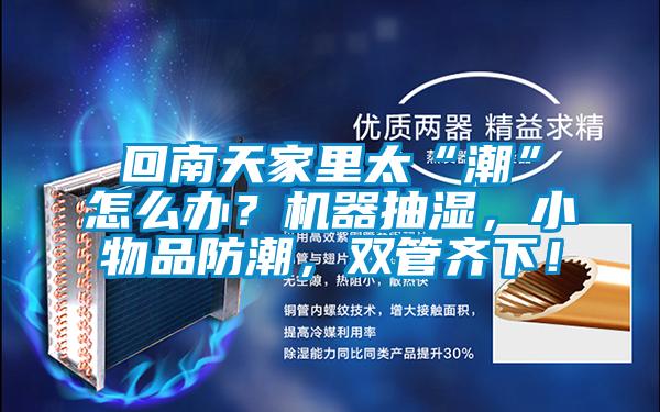 回南天家里太“潮”怎么辦？機器抽濕，小物品防潮，雙管齊下！