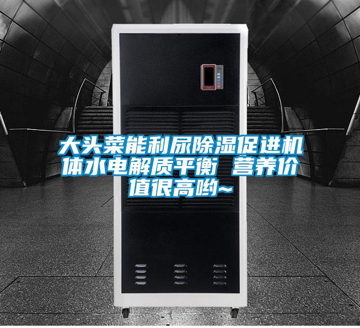 大頭菜能利尿除濕促進(jìn)機(jī)體水電解質(zhì)平衡 營養(yǎng)價(jià)值很高喲~