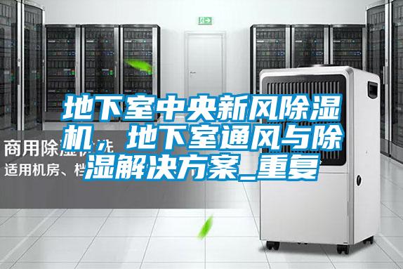 地下室中央新風(fēng)除濕機，地下室通風(fēng)與除濕解決方案_重復(fù)