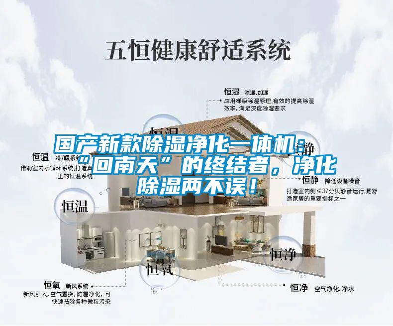 國產新款除濕凈化一體機：“回南天”的終結者，凈化除濕兩不誤！