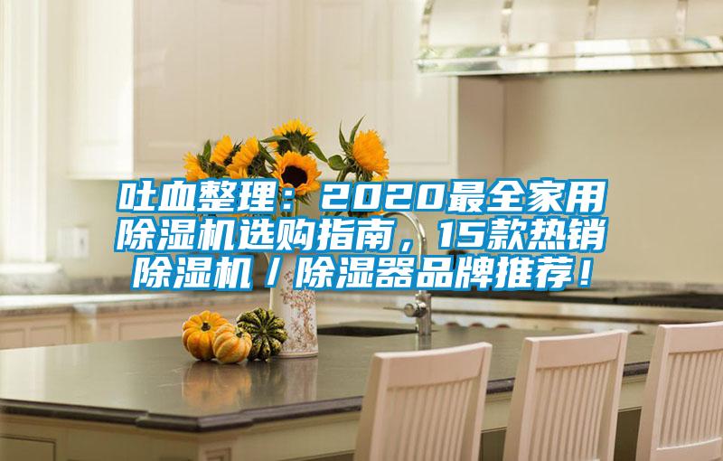 吐血整理：2020最全家用除濕機(jī)選購指南，15款熱銷除濕機(jī)／除濕器品牌推薦！