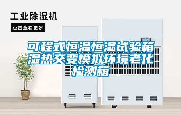 可程式恒溫恒濕試驗(yàn)箱濕熱交變模擬環(huán)境老化檢測(cè)箱
