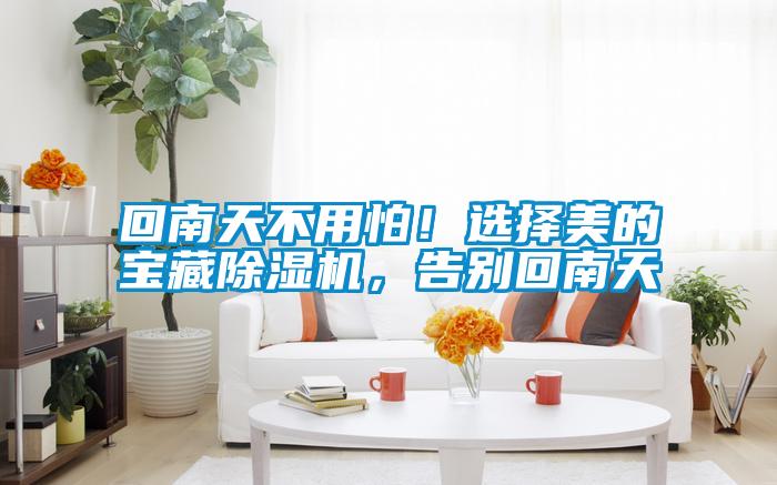 回南天不用怕！選擇美的寶藏除濕機，告別回南天