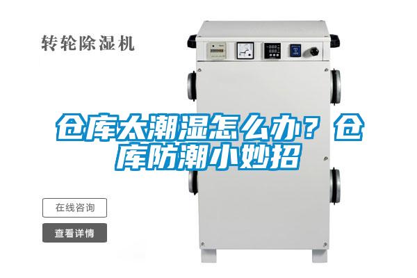 倉庫太潮濕怎么辦？倉庫防潮小妙招