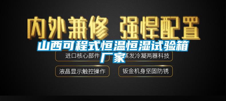 山西可程式恒溫恒濕試驗(yàn)箱廠家