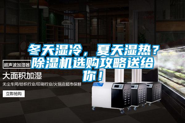 冬天濕冷，夏天濕熱？除濕機選購攻略送給你！