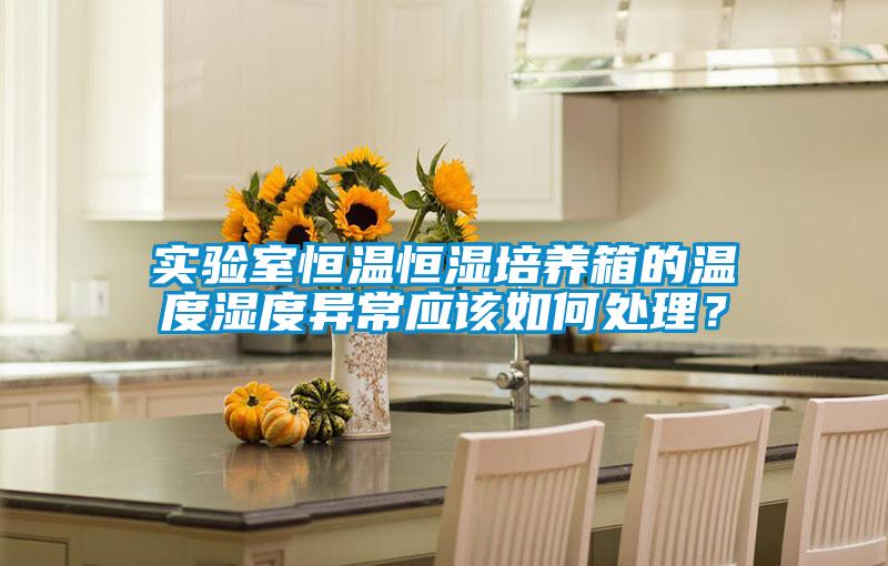 實(shí)驗室恒溫恒濕培養(yǎng)箱的溫度濕度異常應(yīng)該如何處理？