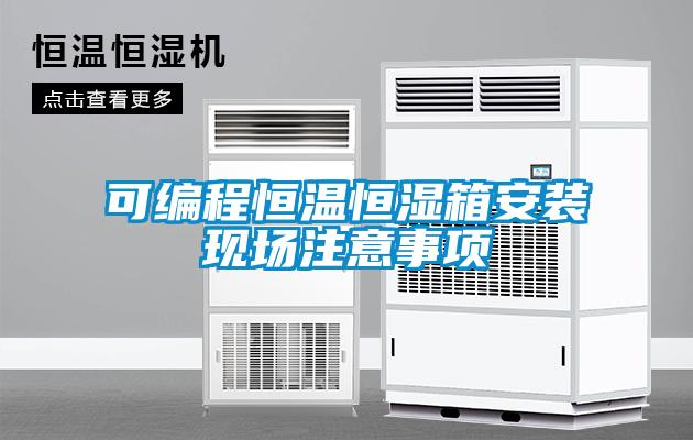 可編程恒溫恒濕箱安裝現(xiàn)場注意事項(xiàng)