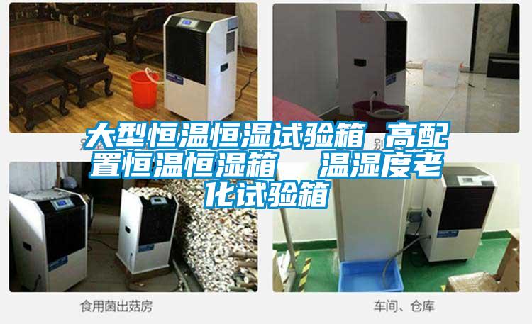 大型恒溫恒濕試驗箱 高配置恒溫恒濕箱  溫濕度老化試驗箱