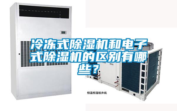 冷凍式除濕機(jī)和電子式除濕機(jī)的區(qū)別有哪些？