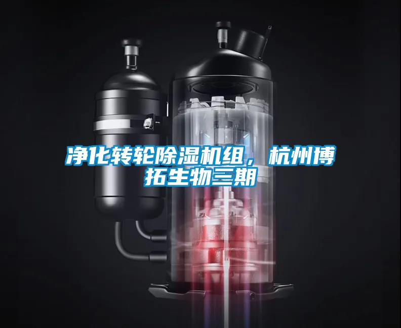凈化轉(zhuǎn)輪除濕機組，杭州博拓生物三期