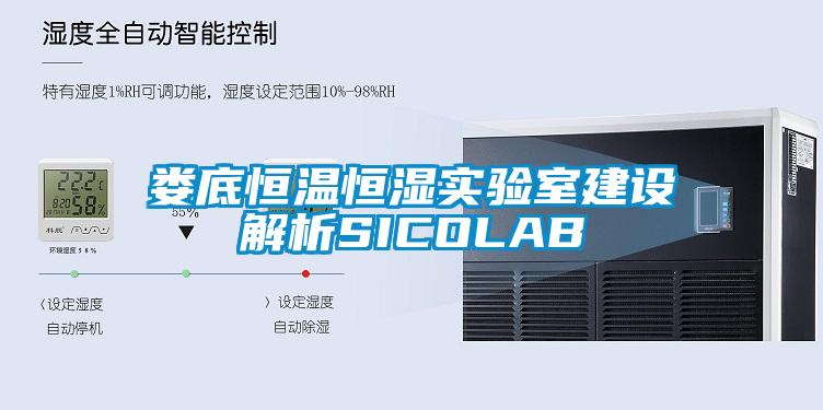 婁底恒溫恒濕實(shí)驗(yàn)室建設(shè)解析SICOLAB