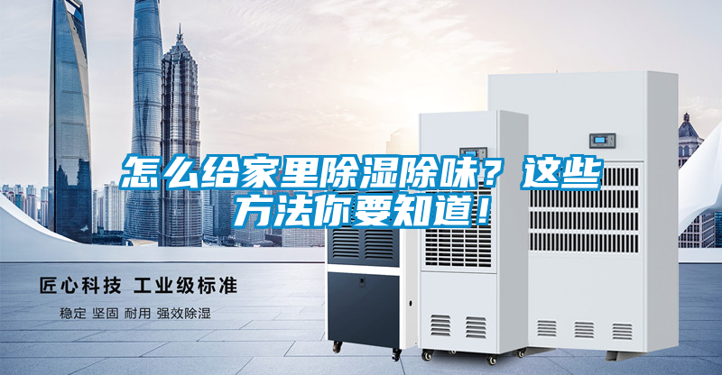 怎么給家里除濕除味？這些方法你要知道！
