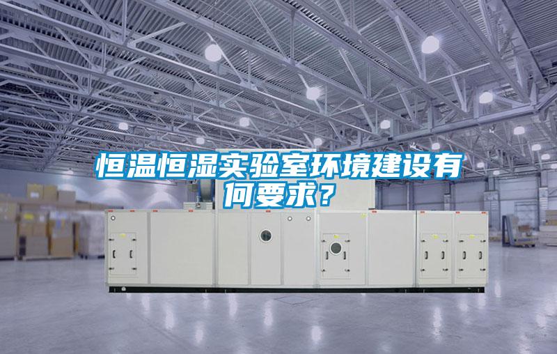 恒溫恒濕實驗室環(huán)境建設(shè)有何要求？
