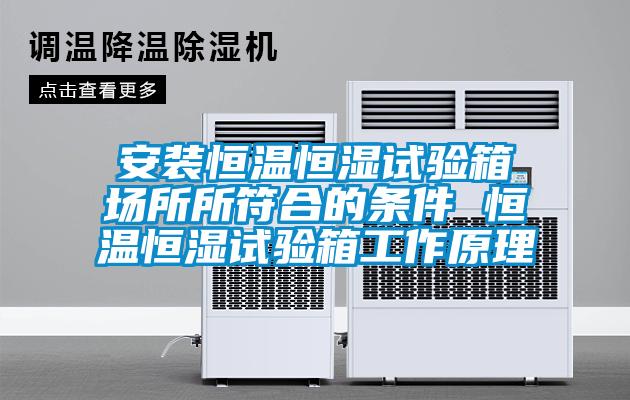 安裝恒溫恒濕試驗(yàn)箱場(chǎng)所所符合的條件 恒溫恒濕試驗(yàn)箱工作原理