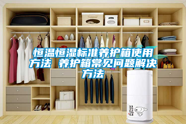 恒溫恒濕標(biāo)準(zhǔn)養(yǎng)護(hù)箱使用方法 養(yǎng)護(hù)箱常見問題解決方法