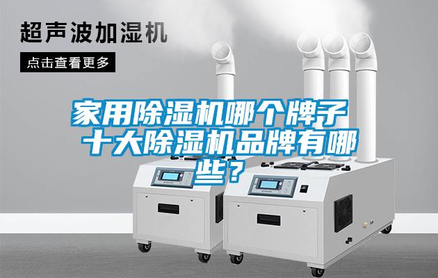 家用除濕機哪個牌子 十大除濕機品牌有哪些？