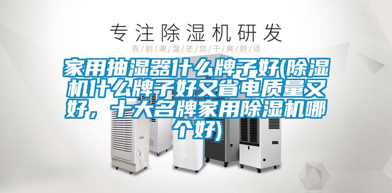 家用抽濕器什么牌子好(除濕機什么牌子好又省電質(zhì)量又好，十大名牌家用除濕機哪個好)