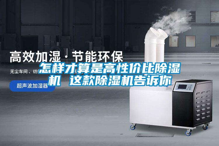 怎樣才算是高性價(jià)比除濕機(jī) 這款除濕機(jī)告訴你
