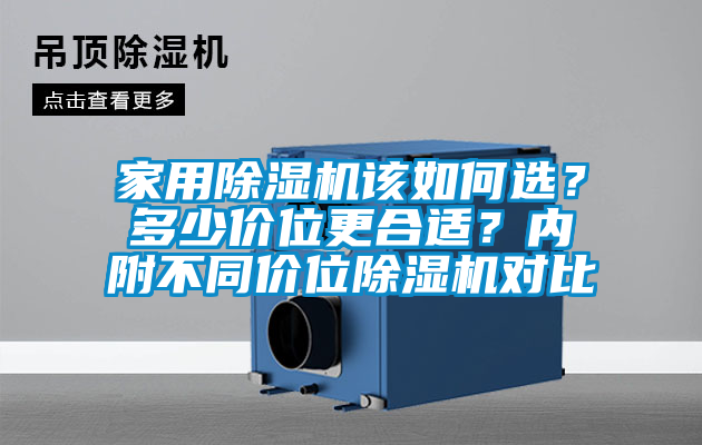 家用除濕機(jī)該如何選？多少價(jià)位更合適？?jī)?nèi)附不同價(jià)位除濕機(jī)對(duì)比
