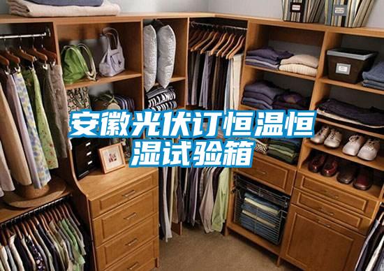 安徽光伏訂恒溫恒濕試驗(yàn)箱