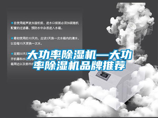 大功率除濕機(jī)—大功率除濕機(jī)品牌推薦