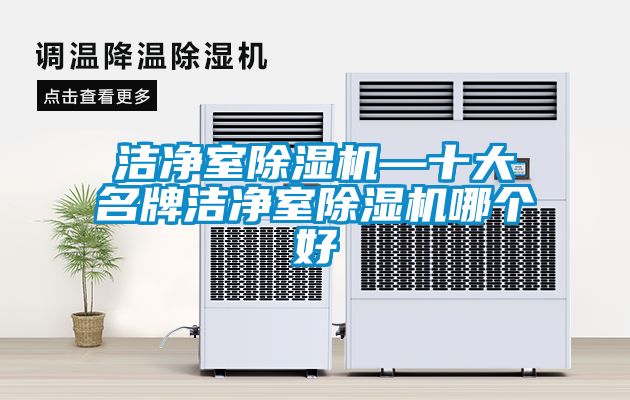 潔凈室除濕機(jī)—十大名牌潔凈室除濕機(jī)哪個好