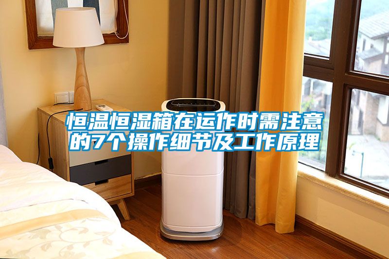恒溫恒濕箱在運作時需注意的7個操作細節(jié)及工作原理