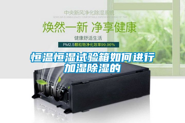 恒溫恒濕試驗箱如何進行加濕除濕的