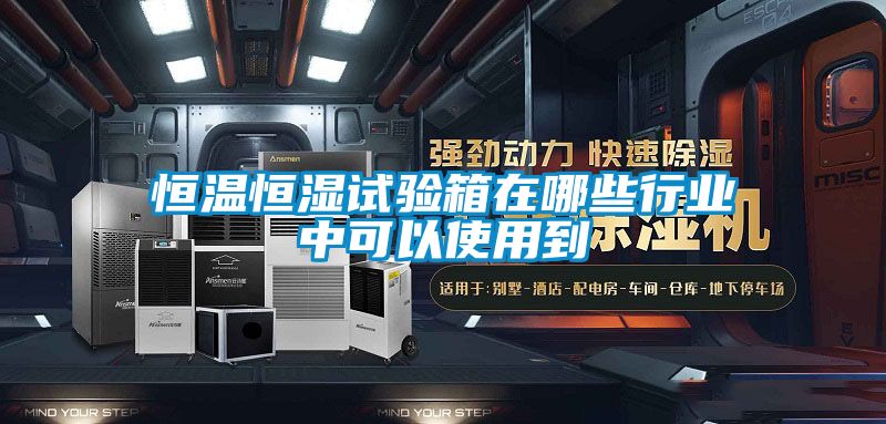 恒溫恒濕試驗(yàn)箱在哪些行業(yè)中可以使用到