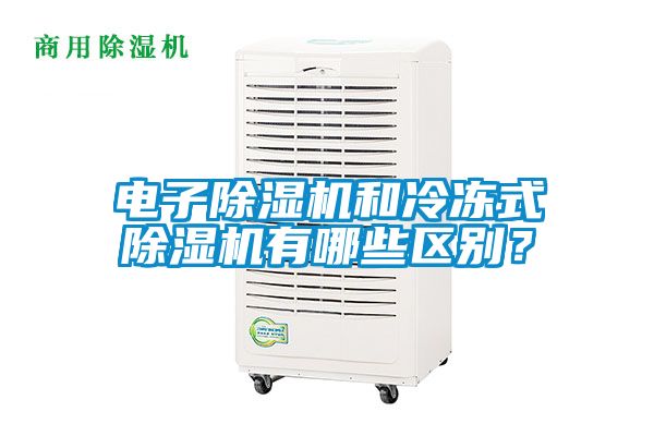 電子除濕機(jī)和冷凍式除濕機(jī)有哪些區(qū)別？