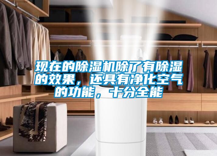 現(xiàn)在的除濕機除了有除濕的效果，還具有凈化空氣的功能，十分全能