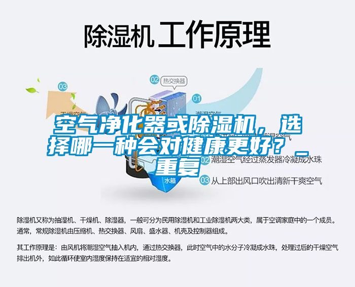 空氣凈化器或除濕機(jī)，選擇哪一種會(huì)對(duì)健康更好？_重復(fù)