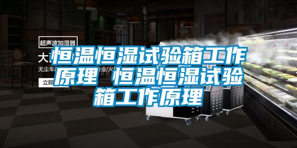 恒溫恒濕試驗(yàn)箱工作原理 恒溫恒濕試驗(yàn)箱工作原理