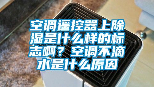 空調(diào)遙控器上除濕是什么樣的標(biāo)志??？空調(diào)不滴水是什么原因
