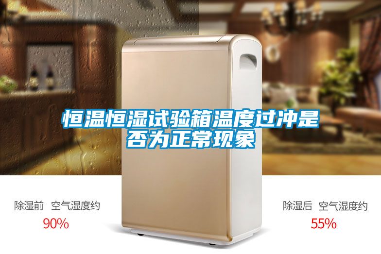 恒溫恒濕試驗箱溫度過沖是否為正常現(xiàn)象