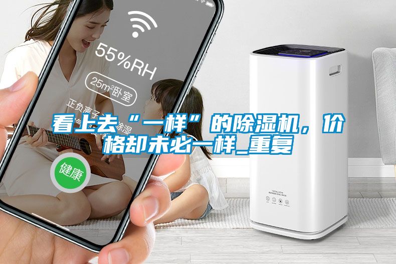 看上去“一樣”的除濕機(jī)，價格卻未必一樣_重復(fù)
