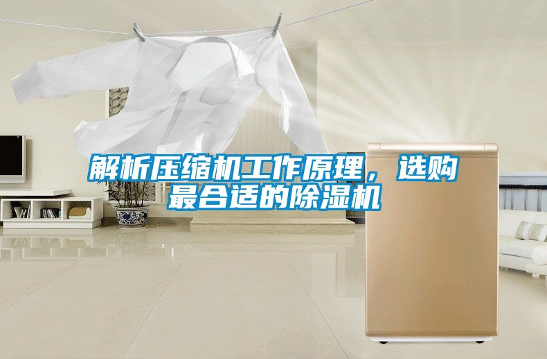 解析壓縮機工作原理，選購最合適的除濕機